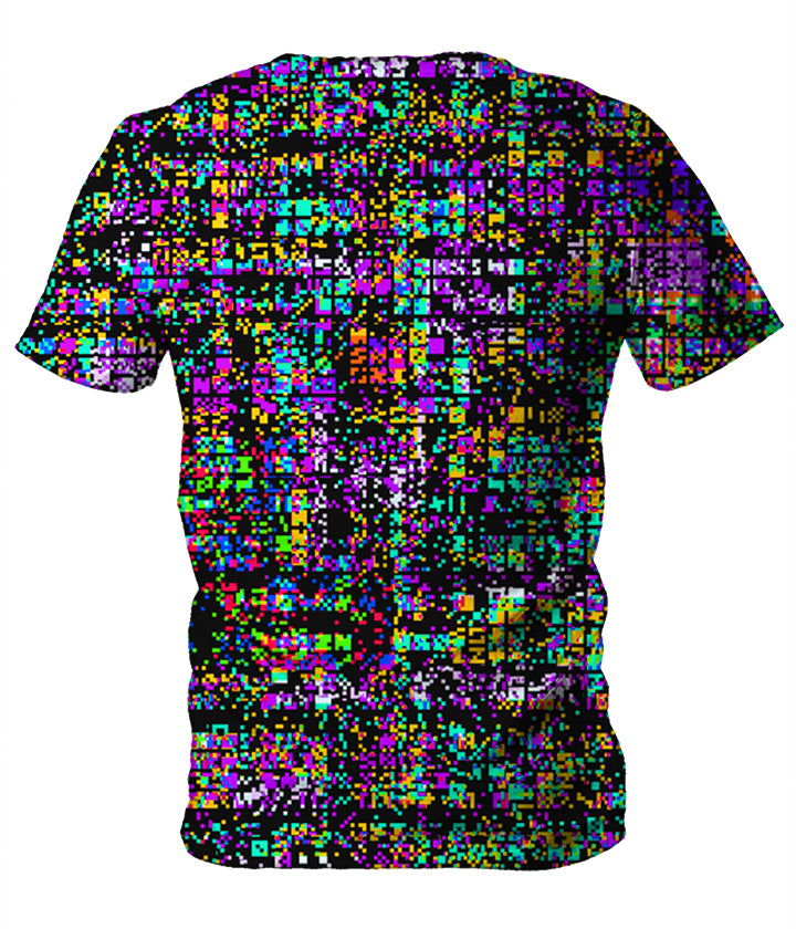 8-Bit Trippy Glitch Men's T-Shirt