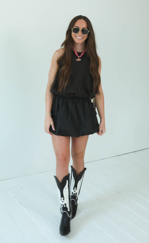back talk top - black