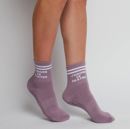 Pilates University 1883 - J'ADORE LE PILATES: Purple / Unisex / One Size