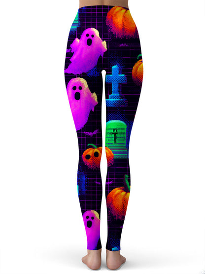 8 Bit Halloween Leggings