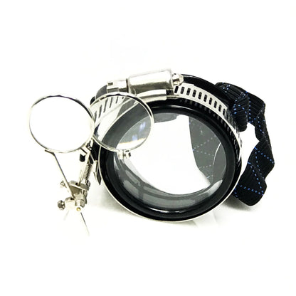 Airship Captain Pirate Eyepatch Monocle Rave Goggle With Magnifying Eye Loupes