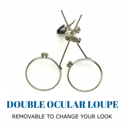 Airship Captain Pirate Eyepatch Monocle Rave Goggle With Magnifying Eye Loupes