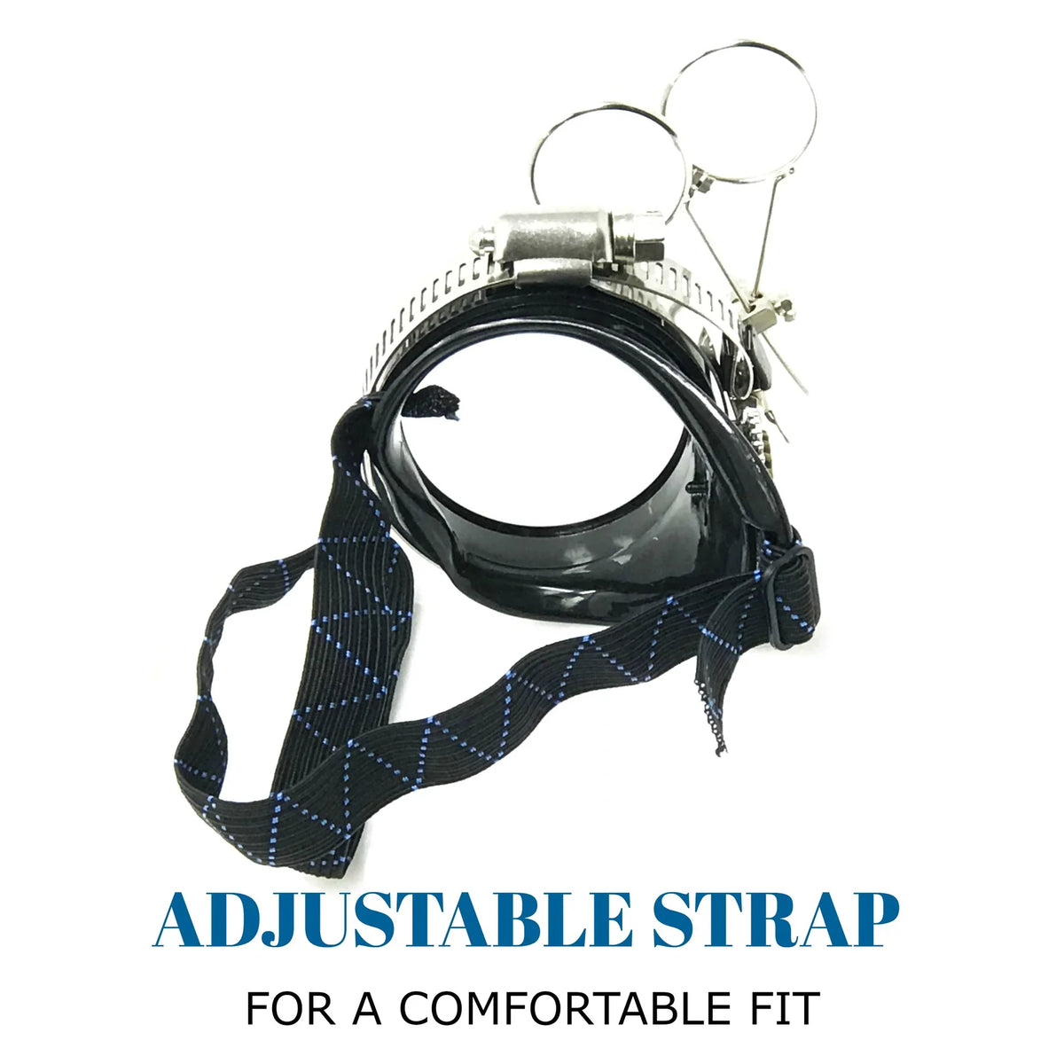 Airship Captain Pirate Eyepatch Monocle Rave Goggle With Magnifying Eye Loupes