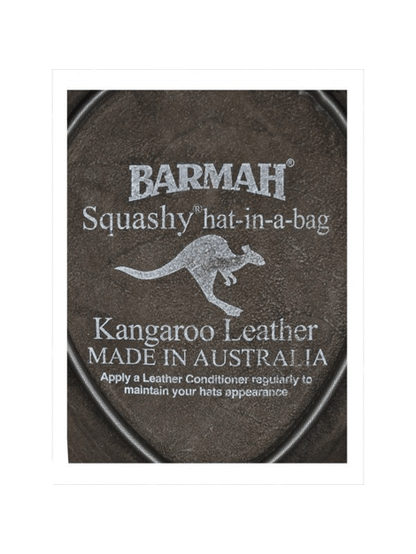 Barmah Squashy Kangaroo Leather Hat