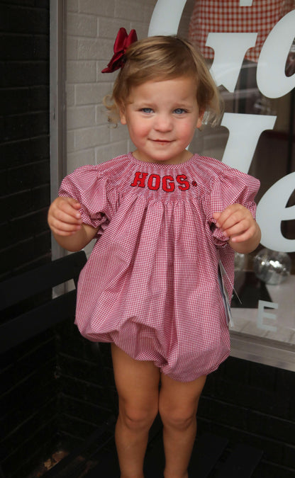 arkansas razorback smocked red bubble