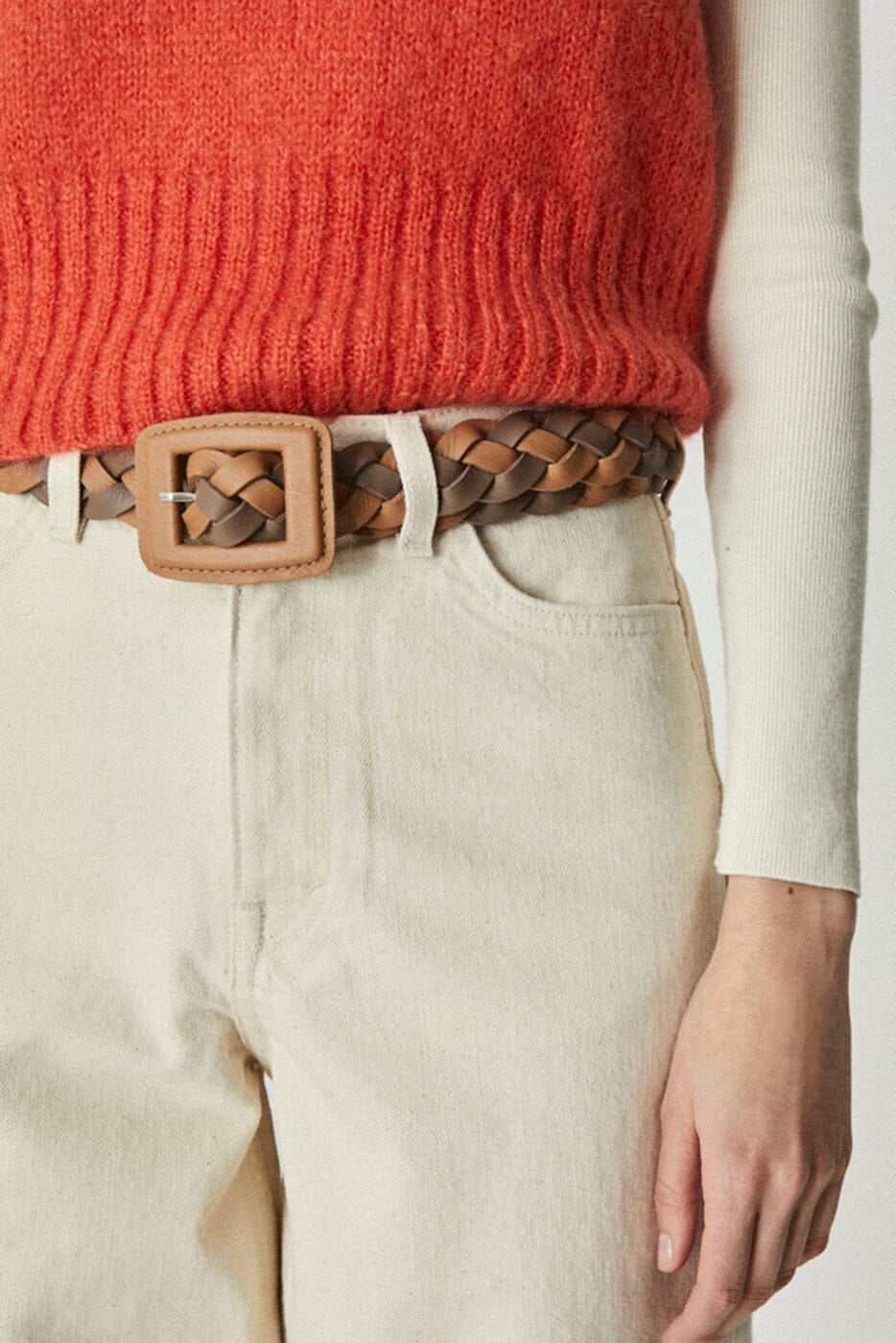 CINTURON SATTA CAMEL-TOPO