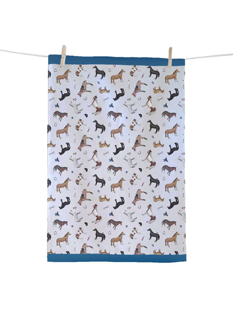 Ellico Tea Towel - Horses