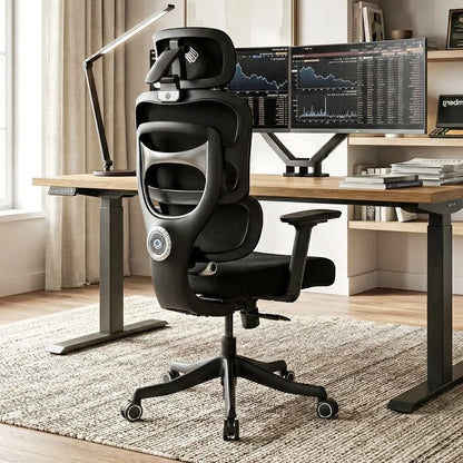 Hybrid Ergonomic Office Chair | Full Adjustability for Home Office & Daily Work