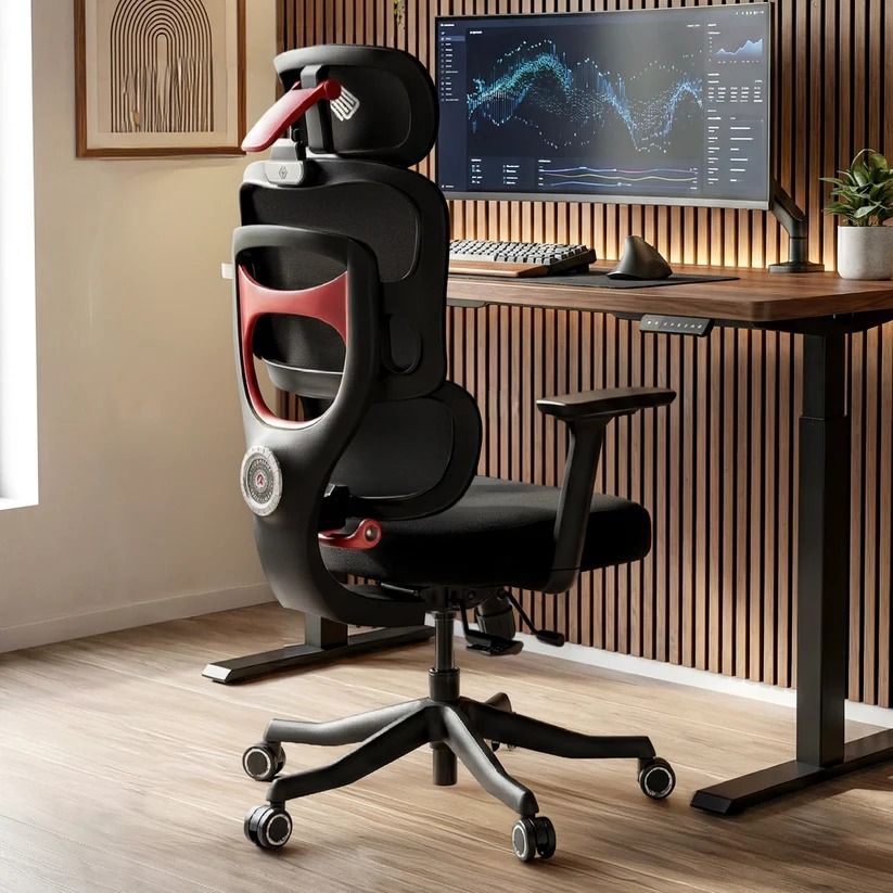 Hybrid Ergonomic Office Chair | Full Adjustability for Home Office & Daily Work